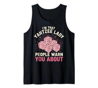 I'm That Yahtzee Lady Yahtzee Game Dice Game Yahtzee Tank Top