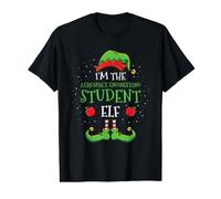 Im The Aerospace Engineering Student Elf Christmas Value Graphic T-Shirt