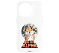 I'm the Alpha Sarcastic Shiba Inu Dog Leader Energy Graphic Case for iPhone 15 Pro