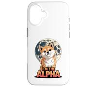 I'm the Alpha Sarcastic Shiba Inu Dog Leader Energy Graphic Case for iPhone 16