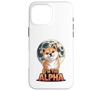 I'm the Alpha Sarcastic Shiba Inu Dog Leader Energy Graphic Case for iPhone 16 Pro Max