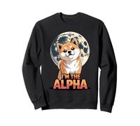 I'm the Alpha Sarcastic Shiba Inu Dog Leader Energy Graphic Sweatshirt