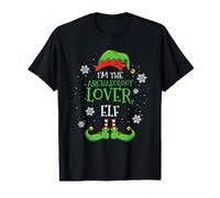 Im The Archaeology Lover Elf Christmas Value Graphic T-Shirt