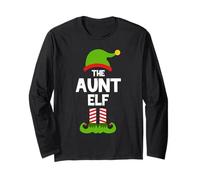 I'm The Aunt Elf Christmas Family Pajama Funny Long Sleeve T-Shirt