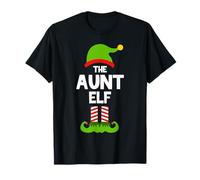 I'm The Aunt Elf Christmas Family Pajama Funny T-Shirt