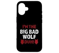 I'm the bad wolf duh costume for DIY halloween party Case for iPhone 16