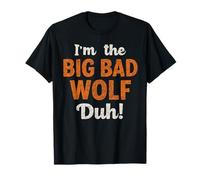 I'm The Bad Wolf duh Costume for DIY Halloween Party Wolf T-Shirt