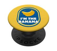 I'm The Banana Funny Couples Costume Husband Wife Dad Joke PopSockets Adhesive PopGrip