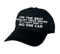 I'm The Best Forklift Truck Driver If I Can't Sort it No One Can Baseball Cap Gift Black
