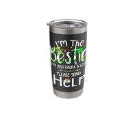 I'm The Bestie Also Drunk and Lost Irish Patrick's Day Stainless Steel Insulated Tumbler