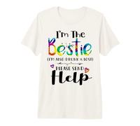 I'm the Bestie Also Drunk and Lost Please Send Help Couples Premium T-Shirt