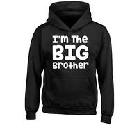 I'm The Big Brother Kids Childrens Hooded Top Hoodie Black