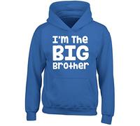 I'm The Big Brother Kids Childrens Hooded Top Hoodie Blue