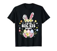 I'm The Big Sis Bunny Matching Family Leopard Easter 2026 T-Shirt