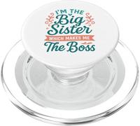 I'm The Big Sister - Boss Kids Adults Big Sisters Sibling PopSockets PopGrip for MagSafe