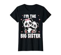I'm The Big Sister Panda Proud Big Sis Announcement T-Shirt
