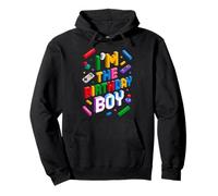 I'm The Birthday Boy Gamer Builder Building Bricks Blocks Pullover Hoodie