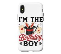 I'm The Birthday Boy Magic Trick Bunny Magician Party Case for iPhone X/XS