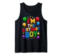 I'm The Birthday Boy Master Builder Building Bricks Blocks Tank Top
