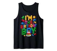 I'm The Birthday Boy Master Builder Building Bricks Blocks Tank Top