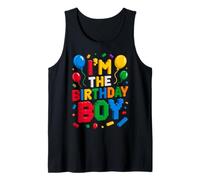 I'm The Birthday Boy Master Builder Building Bricks Blocks Tank Top
