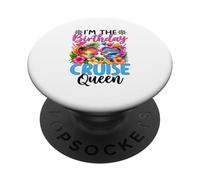 Im The Birthday Cruise Queen Women Bday Party PopSockets Adhesive PopGrip