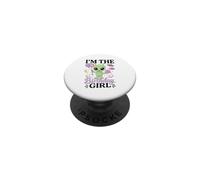 Im The Birthday Girl Alien UFO Space Party PopSockets Adhesive PopGrip