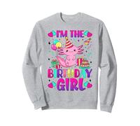 Im The Birthday Girl Axolotl Family Party Decoration Sweatshirt
