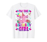 Im The Birthday Girl Axolotl Family Party Decoration T-Shirt
