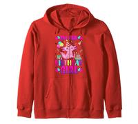 Im The Birthday Girl Axolotl Family Party Decoration Zip Hoodie