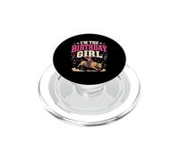 I'm The Birthday Girl Bull Riding PopSockets PopGrip for MagSafe