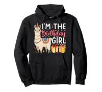 I'm the Birthday Girl Llama Birthday Party Pullover Hoodie