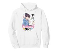 I'm The Birthday Girl Sketching Anime Girl Pullover Hoodie