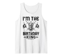 I'm The Birthday King Knight Themed Birthday Boy Party Tank Top