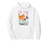 I'm The Birthday Princess Cute Cat Girl Bday Party Pullover Hoodie