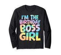 I'm The Boss Birthday Girl Celebration Long Sleeve T-Shirt