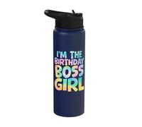 I'm The Boss Birthday Girl Celebration Stainless Steel Insulated Water Bottle