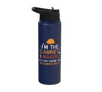 I'm The Cabinet Maker - Men Carpenter Stainless Steel Insulated Water Bottle