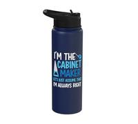 I'm The Cabinet Maker - Men Carpenter Stainless Steel Insulated Water Bottle