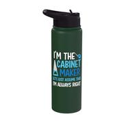 I'm The Cabinet Maker - Men Carpenter Stainless Steel Insulated Water Bottle
