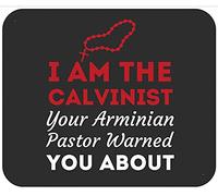 I'M The Calvinist Your Pastor Warned About Christianty Mousemat Small Desk Mat With Stitched Edges Mousepad For Office Pc Gaming 25X30Cm