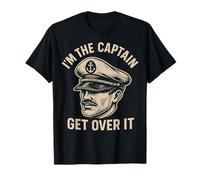 I'm The Captain Get Over It Nautical Vintage T-Shirt