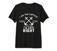 I'm The Captain to Save Time Let's Assume I'm Always Right Premium T-Shirt
