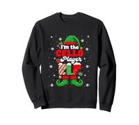 I'm The Cello Player Elf Christmas Funny Instrumentalist Sweatshirt