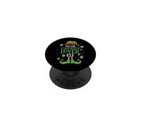Im The Chameleon Lover Elf Christmas PopSockets Adhesive PopGrip