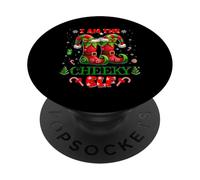 I'm The Cheeky Elf Christmas Outfit Funny Xmas PopSockets Adhesive PopGrip