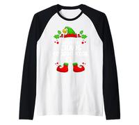 I'm The Christmas Chaos Coordinator Funny Elf Costume Raglan Baseball Tee