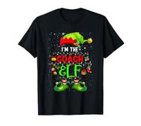 I'm The Coach Elf Christmas Ornaments Costume Elf Lover T-Shirt
