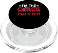 I'm The Coach That's Why - American Football PopSockets PopGrip for MagSafe