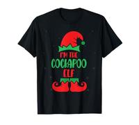 I'm The Cockapoo Elf Cute Dog Lover Xmas Holiday Christmas T-Shirt